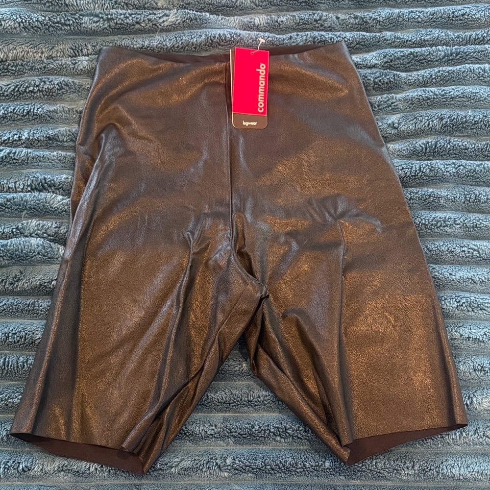 Commando faux leather bike shorts! 🖤🖤🖤